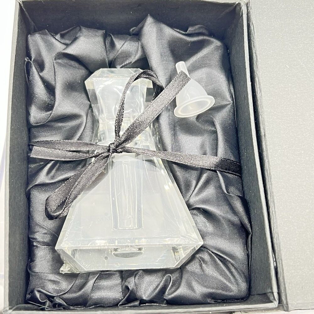 MARILYN MIGLIN Refillable Glass Perfume Decanter in Factory Sealed Gift Box-NOS